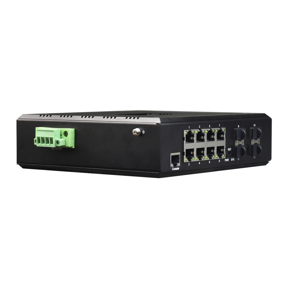 Sfp+ 10G Managed Switch 8 Port - L3 administró el conmutador industrial Gigabit