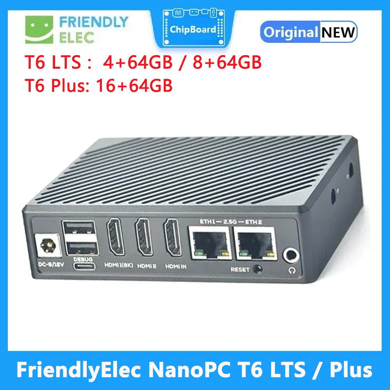 Placa de Desarrollo FriendlyEl - Nanopc T6 16Gb reseña y precio
