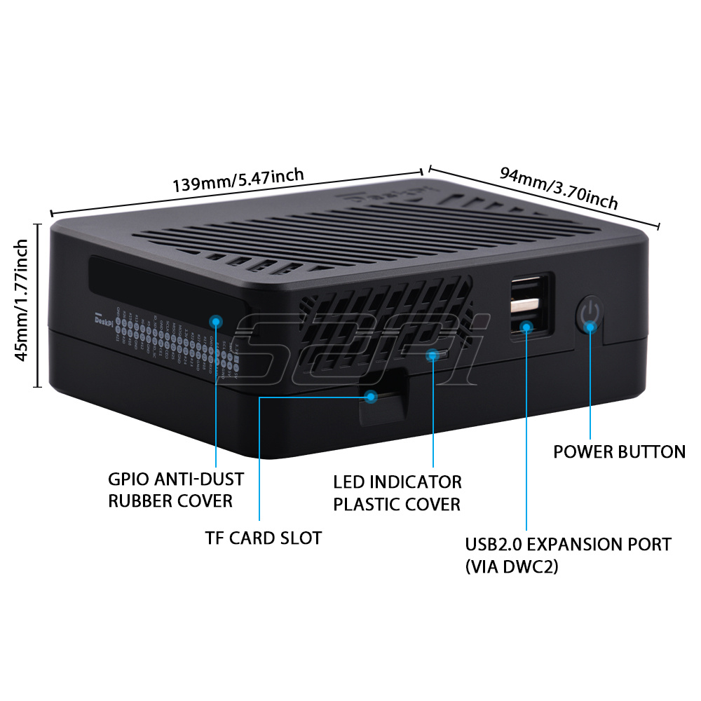Caja NAS DeskPi Lite de 52Pi c - Deskpi Super6C reseña y precio