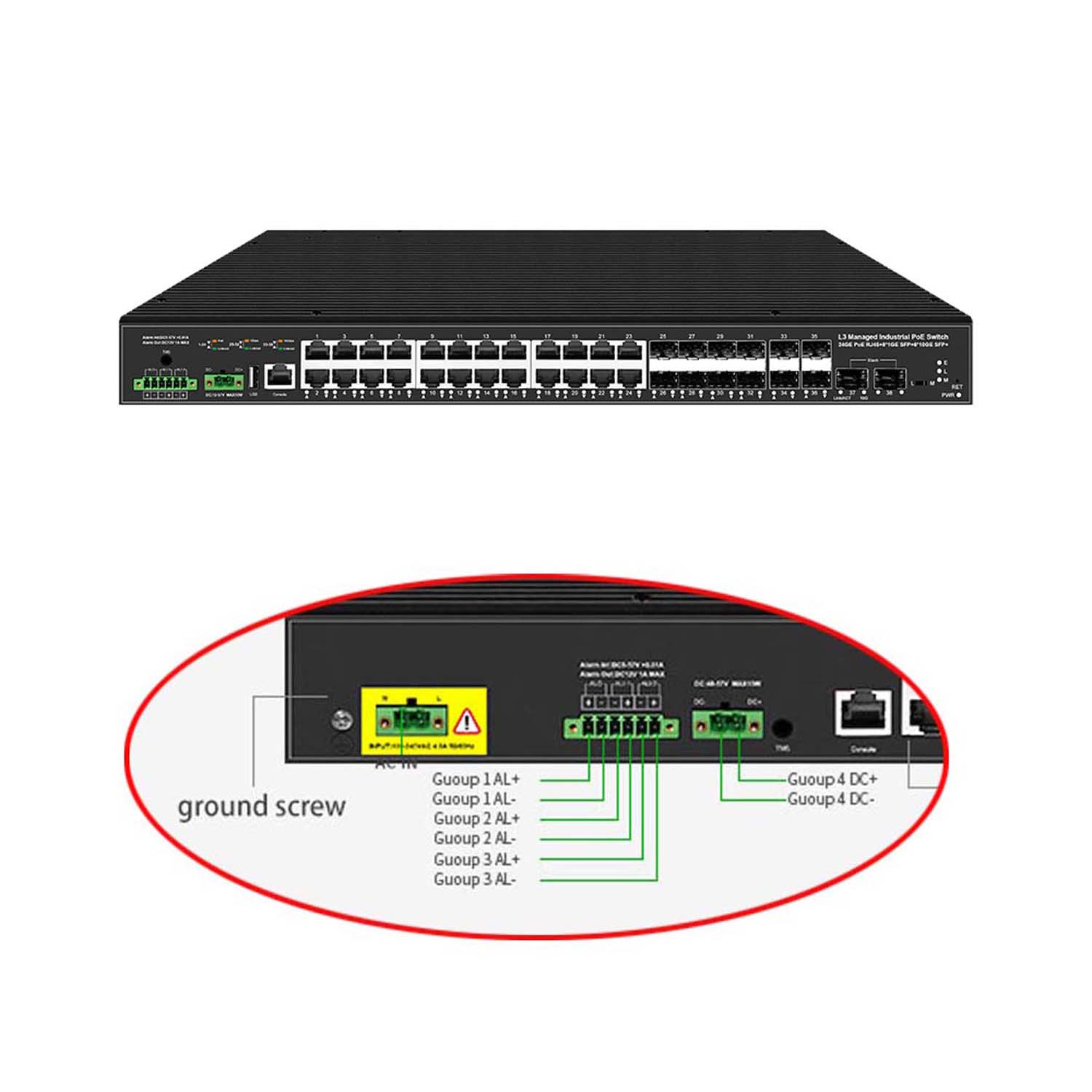 Enlace ascendente 10G, interru - Sfp+ 10G Managed Switch 8 Port reseña y precio