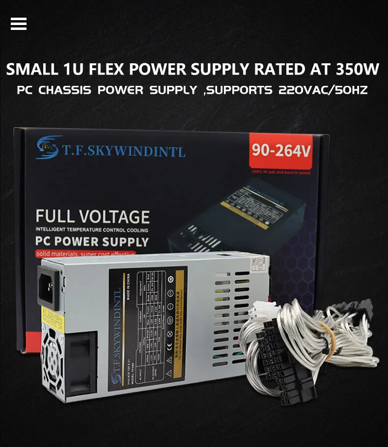 Nuevo módulo completo Max 500W - Atx Power Supply 1U Flex 500W reseña y precio