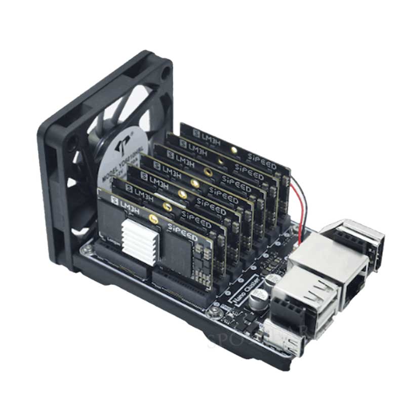 Sipeed NanoCluster Mini tabler - Deskpi Super6C reseña y precio