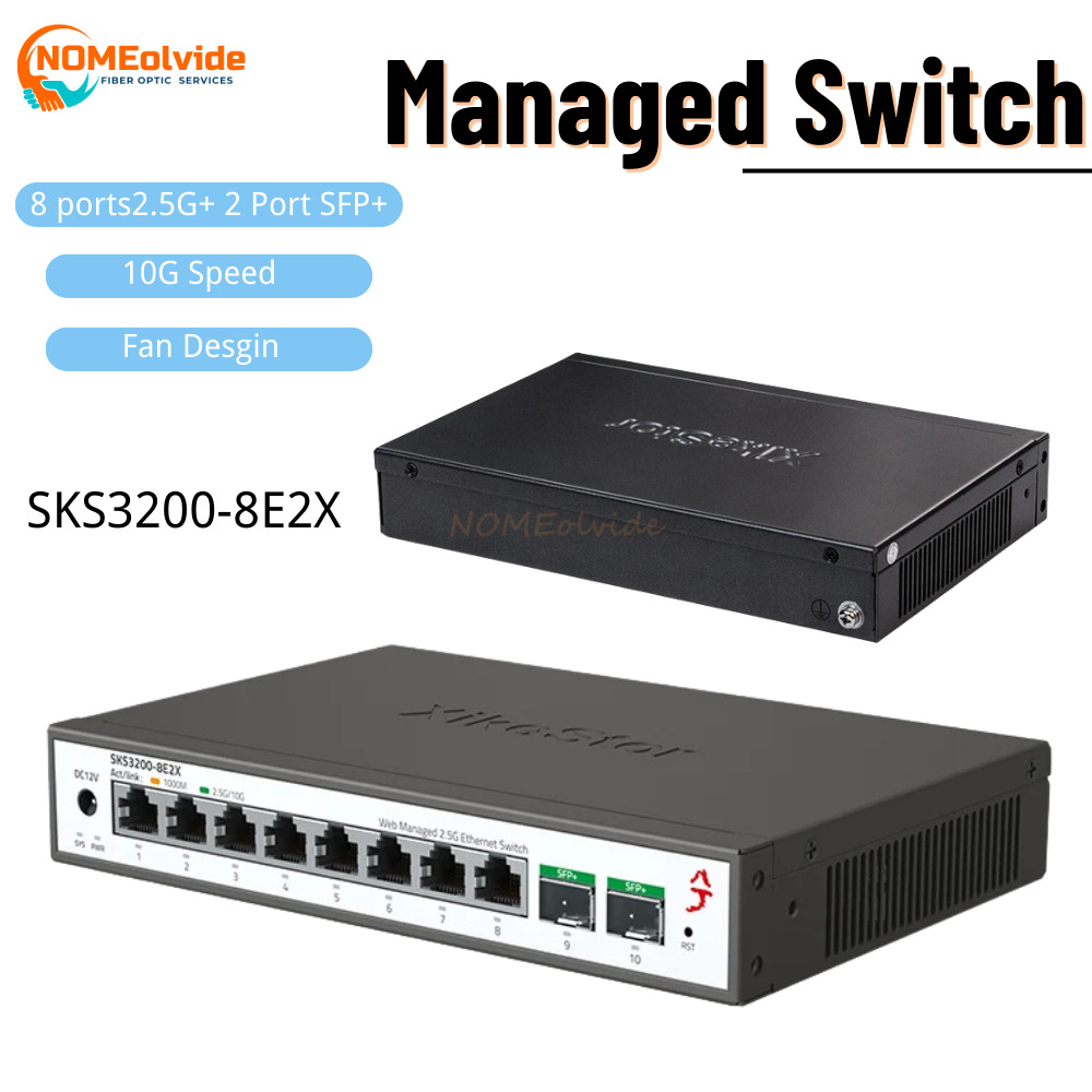 SKS3200 XikeStor 10 puertos L2 - Sfp+ 10G Managed Switch 8 Port reseña y precio